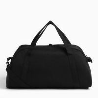 Сумка спортивная на молнии, размер универсальный, цвет черный