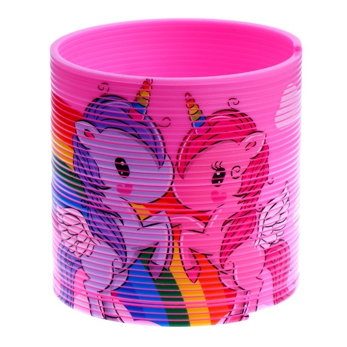 Пружинка-радуга &laquo;Единорог&raquo;, 6,2х6,2х6,2 см