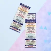 Закладка-памятка &laquo;Части речи&raquo; 6&times;18.4 см