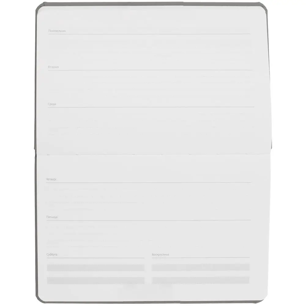 Еженедельник Urban, недатированный, серый