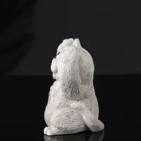 Набор статуэток "Три кота: ничего не вижу, не слышу, не говорю" 7 см, серый