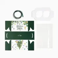 Коробка для капкейка &laquo;Новогодние истории&raquo;, 16 х 8 х 10 см