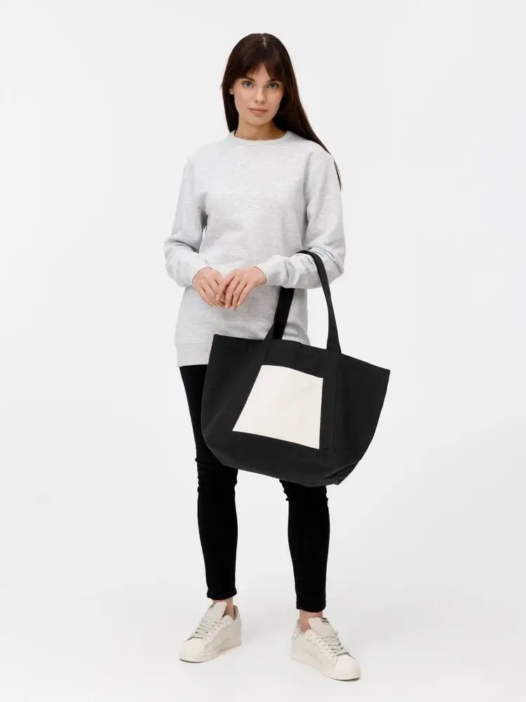 Шопер Shophop, черный с неокрашенным