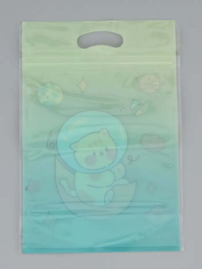 Пакет подарочный, с zip-lock застежкой, "Космическая история", 15х23 &plusmn; 1см МИКС