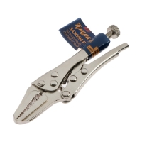 Зажим ручной ТУНДРА, удлиненный плоский захват, с фиксатором, 105 мм