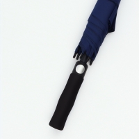 Зонт-трость п/авт R60/70 8сп эпонж В/У ОДНОТОН прямая ручка поролон синий пакет