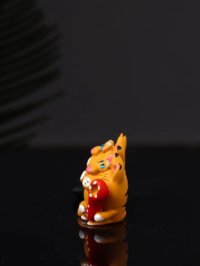 Фигура "Два кота с яичницей" 3.2х7х2.6 см