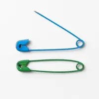 Булавки английские, 31 мм, 10 шт., цвет разноцветный