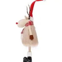 Фигура текстиль &laquo;Новогодний лосик&raquo; 58 см, 10 LED, от батареек CR2032&times;1, свечение тёплое белое