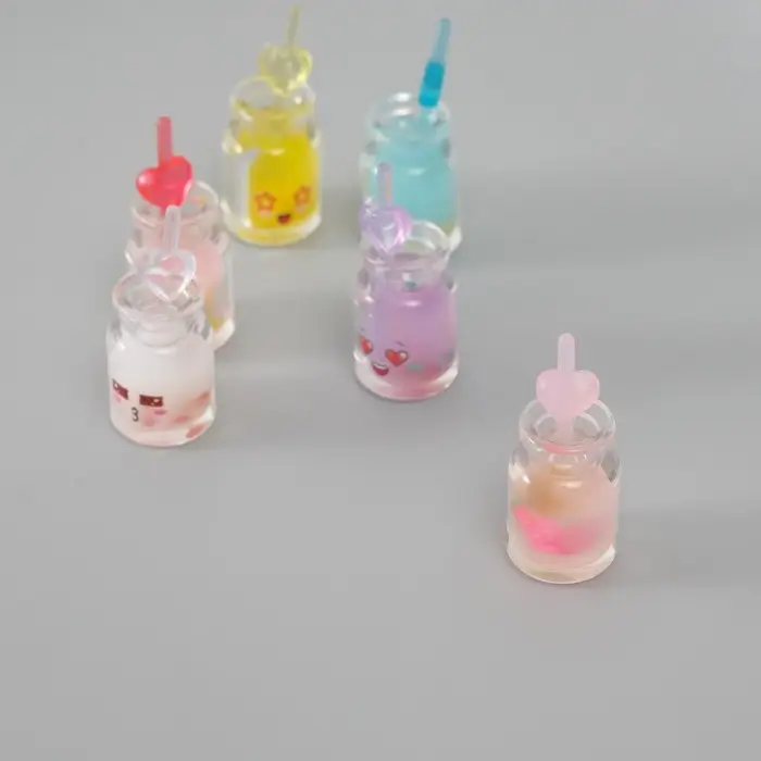 Подвеска для творчества акрил "Коктейль. Эмоции" светится в темноте МИКС 3,5х1,5х1,5 см