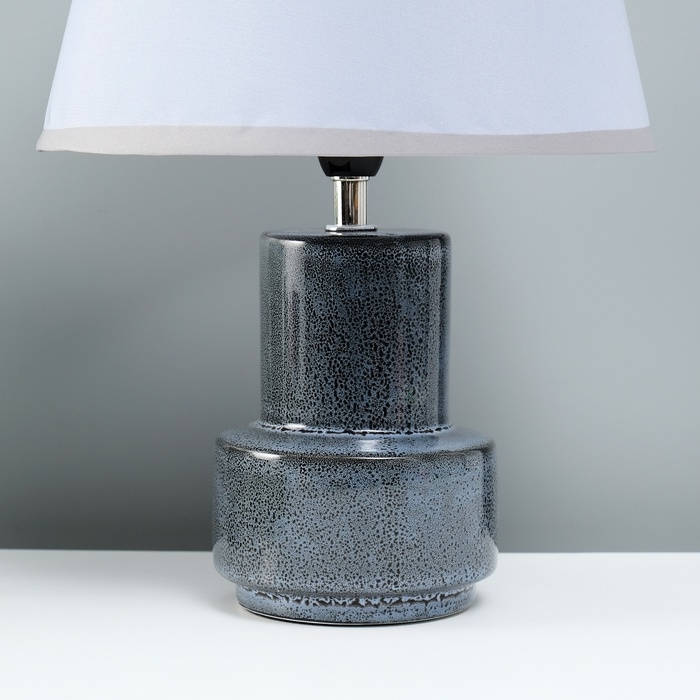 Лампа настольная "Теория" 1х40Вт Е14 темно-синий 22,2х22,2х33см