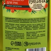 Мыло жидкое для рук, увлажнение и забота, аромат облепихи, 250 мл, Рябина