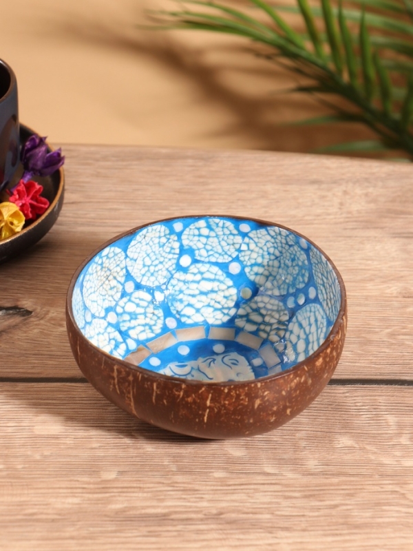 Чаша "Слон" 14х14х6 см, кокос