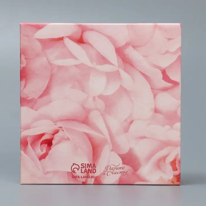 Коробка подарочная складная конверт, упаковка,&laquo;Розы&raquo;, 15 х 15 х 4 см