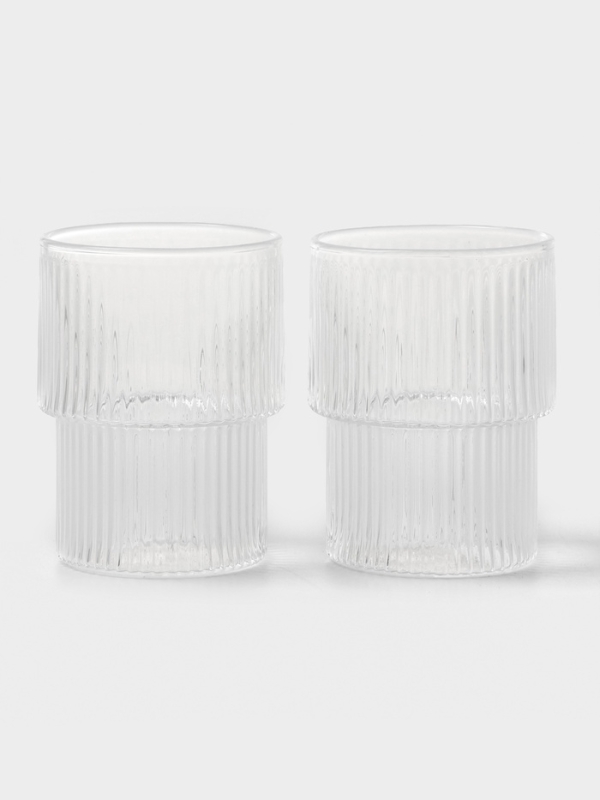 Набор стаканов "Грани" 250 мл 2 шт 6,3х8,5 см