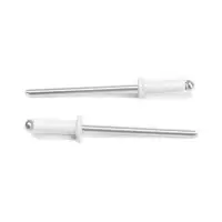 Заклёпки ТУНДРА krep, вытяжные, алюминий-сталь, 3.2&times;8 мм, белые, 50 шт.