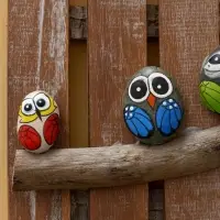 Вешалка "Воробьи на ветке" дерево Албезия 23х23х6 см