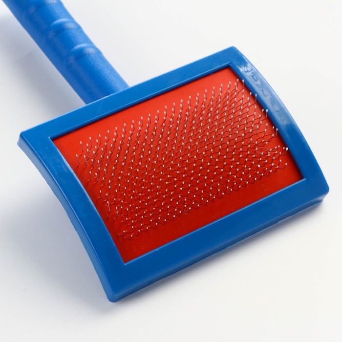 Пуходерка полукруглая Макси с каплями, 12 х 20 см, микс цветов