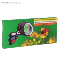 Лупа классическая, прорезиненный корпус 8х, d=6,5см