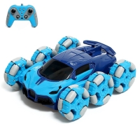 Машина радиоуправляемая &laquo;Трюковая&raquo;, дым, с аккумулятором, цвет синий