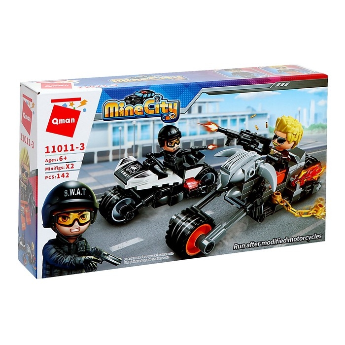 Конструктор Полиция &laquo;Стражи города&raquo;, 4 вида МИКС