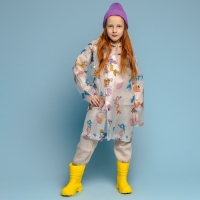 Дождевик детский &laquo;Милая русалочка&raquo; (125-155 см)