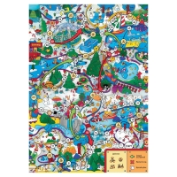 Новогодняя настольная игра-бродилка &laquo;Новый год: Зоопарк&raquo;, 6 фишек, 5+