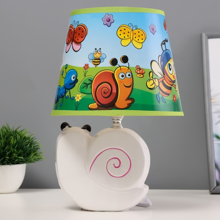 Настольная лампа "Улитка" Е14 40Вт 20х20х31см