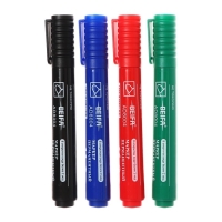 Набор маркеров перманентных Beifa Classic, 3.0 мм, 4 цвета, европодвес