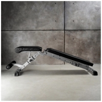 Скамья силовая, складная, с регулируемым наклоном