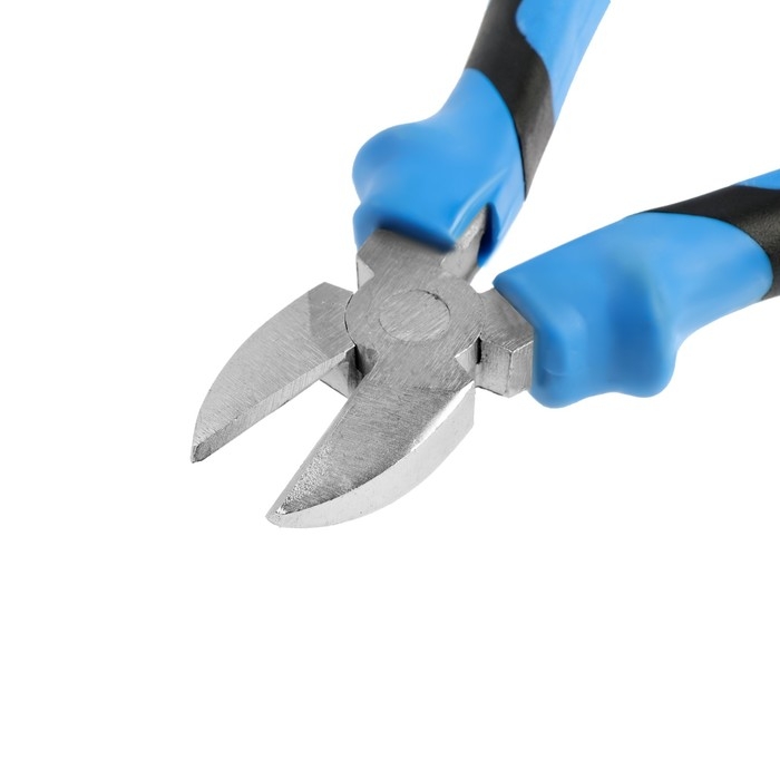 Бокорезы ТУНДРА, сталь 45, никелированные, 2К рукоятки, 160 мм