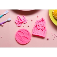 Молд Доляна &laquo;Пёрышко&raquo;, силикон, 9&times;8,6 см, цвет МИКС