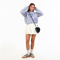 Сумка женская кросс-боди на молнии, цвет чёрный