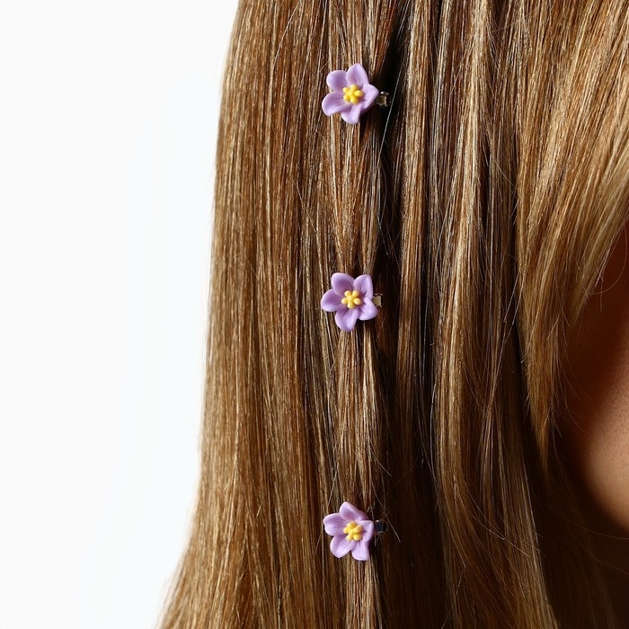 Заколки для волос &laquo;Создай свой стиль&raquo;, 10 шт., 1.3 х 1.3 х 1.5 см