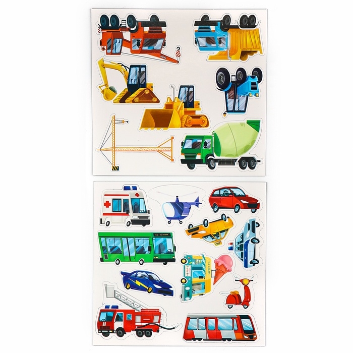 Магнитная игра "В мире транспорта" 28*20