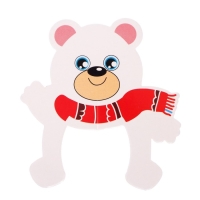 Набор для опытов &laquo;Снежный вулкан&raquo;, белый медведь, в пакете