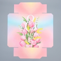 Коробка подарочная складная, упаковка, &laquo;8 марта&raquo;, 30 х 20 х 9 см