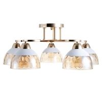 Люстра "Аквила" 5хЕ27 40Вт золото 45х15х22 см BayerLux