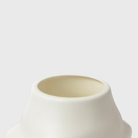 Ваза для цветов 9х6х20 см, цвет белый