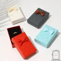 Коробочка подарочная под набор &laquo;Крапинки&raquo;, 5&times;8 (размер полезной части 4.7&times;7.7 см), МИКС, вставка чёрная