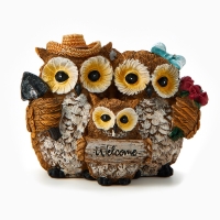 Фигурка полистоун TAKE IT EASY &laquo;Семья сов&raquo;, 11&times;9&times;7.5 см