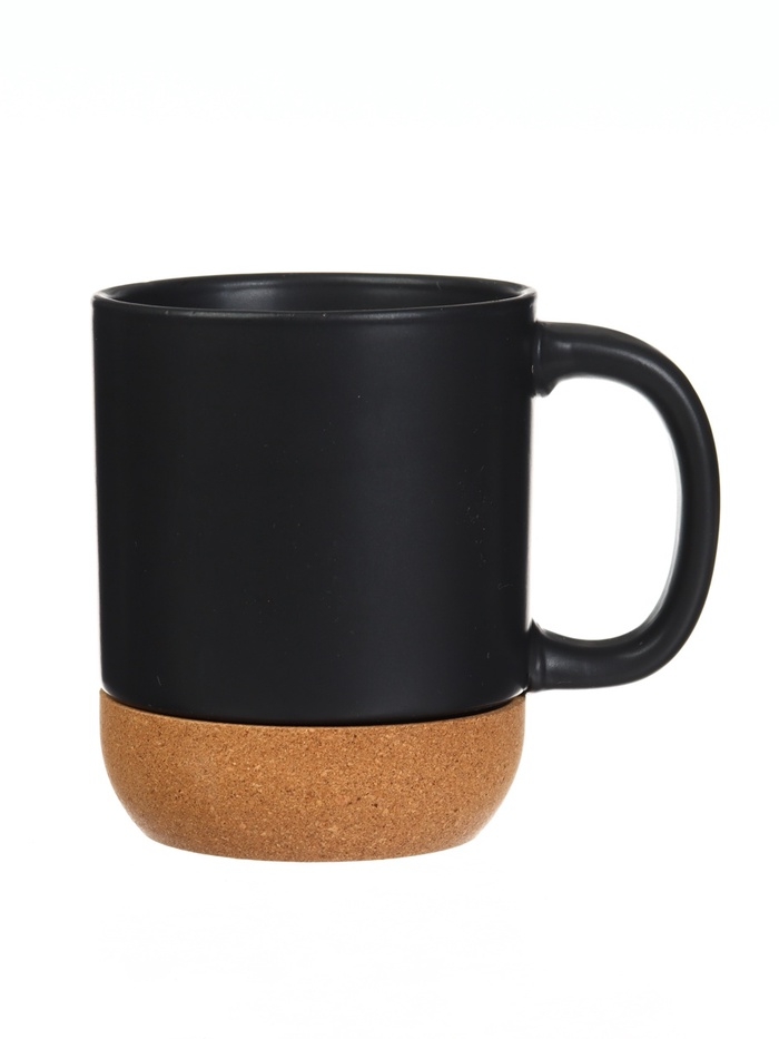 Кружка керамическая с пробковым дном Дорого внимание &laquo;Будь первым&raquo;, 400 мл