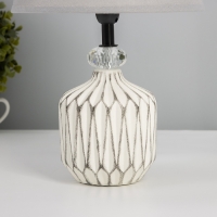 Лампа настольная "Стремление" 1х40Вт Е14 белый 20х20х33см