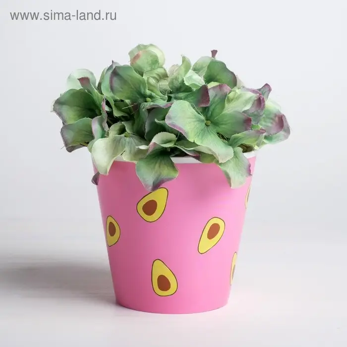 Набор кашпо для цветов 3 в 1 &laquo;Фрукты&raquo;, 0,8 л, 11 х 12 см