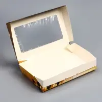 Коробка складная с окном &laquo;С Днем Рождения!&raquo;, 20&times;12&times;4 см