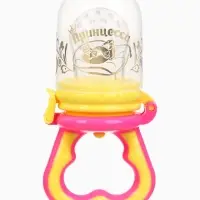 Ниблер (соска для прикорма), с силиконовой сеточкой "Принцесса", цвет розовый