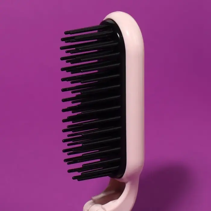 Расчёска массажная, складная, с зеркалом, 3 &times; 10 см, цвет МИКС