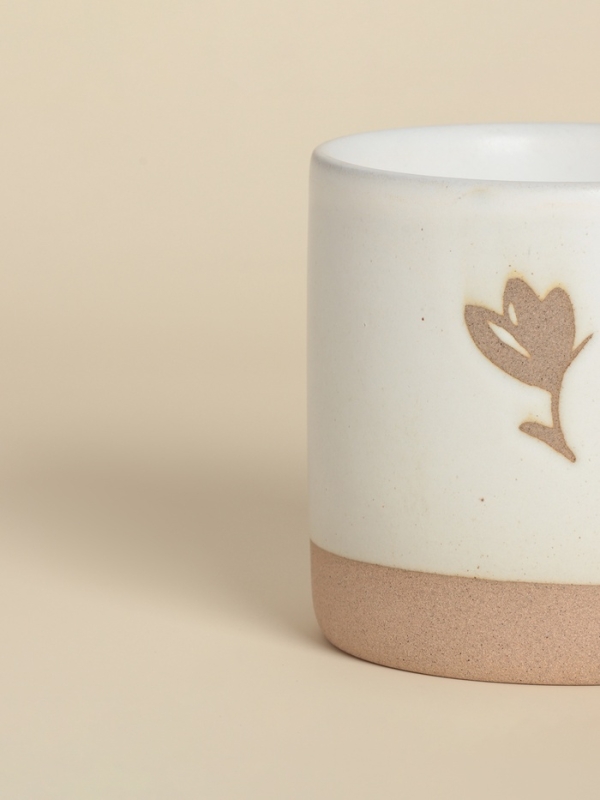 Кружка SL Home "Цветок", 520 мл, 13,5х9,6х9,8 см.