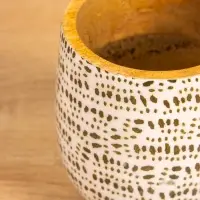 Стакан "Зебра" 10х10х10 см, дерево