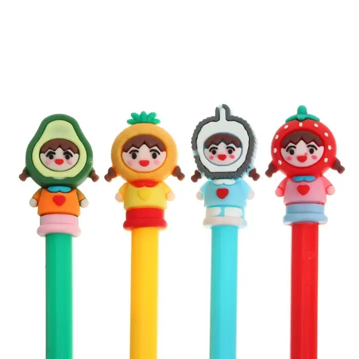 Ручка - прикол &laquo;Фрукты/Овощи/Ягоды&raquo; гелевая, МИКС